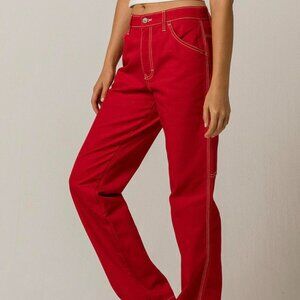 Dickies red carpenter jeans size 31